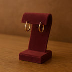 Classic Yellow Gold Hoop Earrings