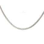 Gradual 18K White Gold Diamond Tennis Necklace