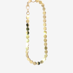18k Yellow Gold Hexagon Link Chain Bracelet
