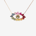 18K Rose Gold Eden Eye Necklace