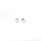 2 CTS Lab Diamond Stud Earrings set in 14K White Gold