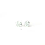 1.5 CTS Classic Round Lab Diamond Stud Earrings in 14K White Gold