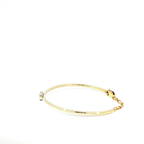 14KY Yellow Sapphire Bezel-Set Bangle