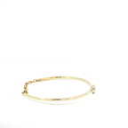 14KY Yellow Sapphire Bezel-Set Bangle