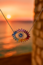18K Rose Gold Eden Eye Necklace