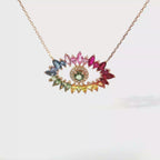 18K Rose Gold Eden Eye Necklace