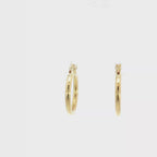 Classic Yellow Gold Hoop Earrings