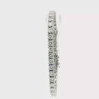 Round Brilliant Cut Diamond Tennis Bracelet in 18K White Gold