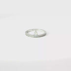 White Gold Pear Diamond Eternity Ring