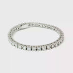 Round Brilliant Cut Diamond Tennis Bracelet in 18K White Gold